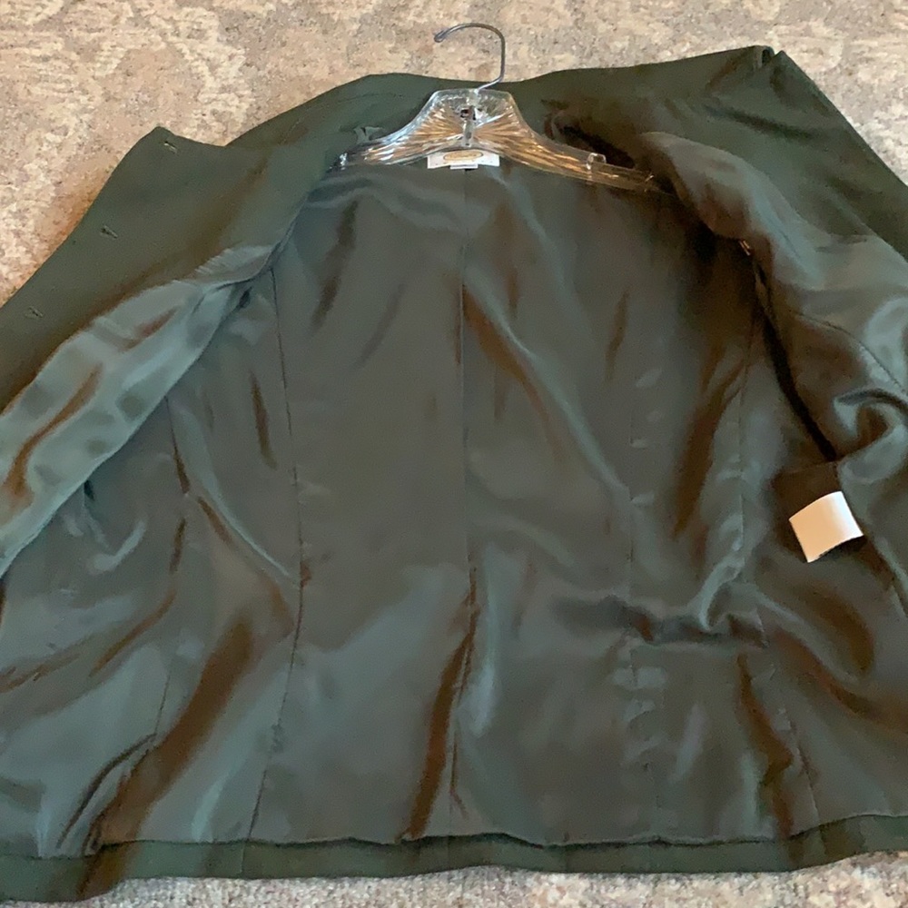Talbots blazer dark green size 10 - Picture 4 of 5